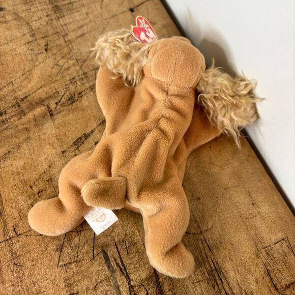 Vintage Ty Beanie Baby Spunky Cockerspaniel Tan Dog Stuffed Animal Plush Toy - Picture 3 of 9
